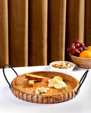 Rustic Design Arch Wooden Tray