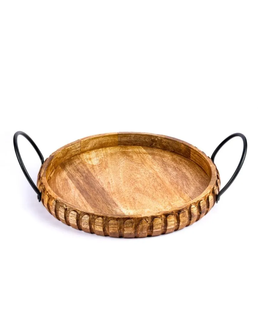 Rustic Design Arch Wooden Tray