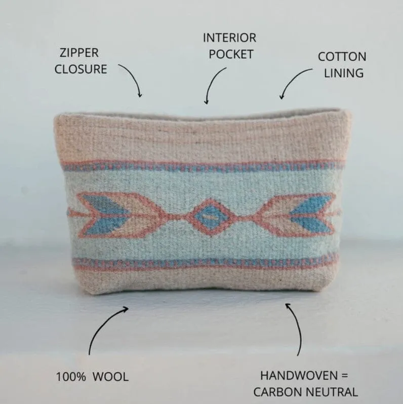 Sagebrush n Sand Wool Clutch Handbag | Manos Zapotecas | Yellowstone Spirit Southwestern Collection