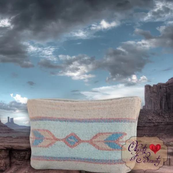 Sagebrush n Sand Wool Clutch Handbag | Manos Zapotecas | Yellowstone Spirit Southwestern Collection