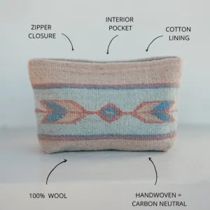 Sagebrush n Sand Wool Clutch Handbag | Manos Zapotecas | Yellowstone Spirit Southwestern Collection