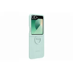 Samsung Silicone Cover With Ring - Samsung Galaxy Z Flip6 - Mint (SAM-EF-PF741TM)