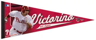 Shane Victorino "Hustle" Premium Felt Pennant (LE /1,000) - Wincraft