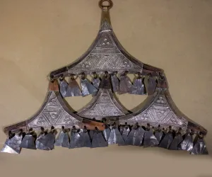 Silver Antique Tuareg Tera Pendant