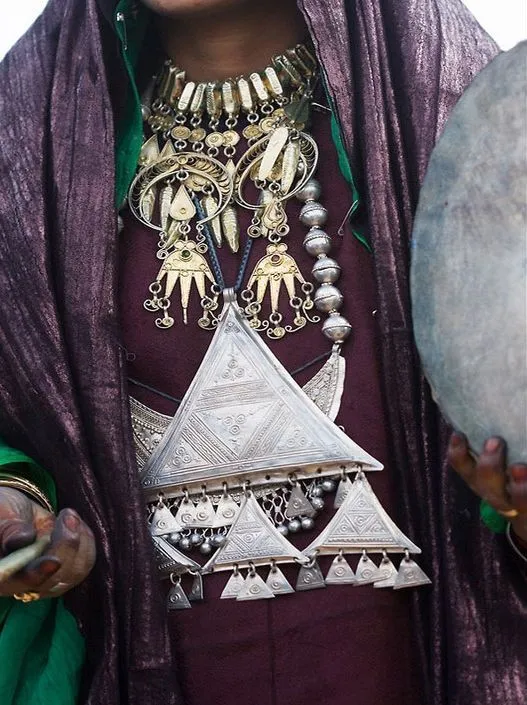 Silver Antique Tuareg Tera Pendant