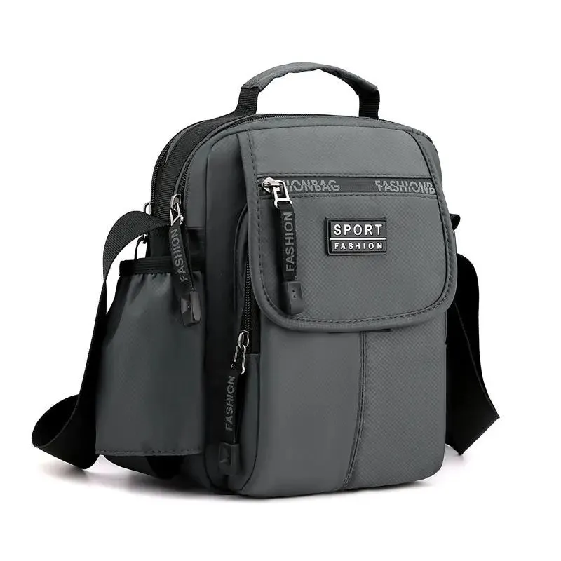 Sleek Waterproof Oxford Men's Crossbody Bag