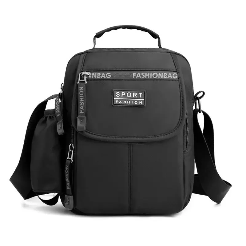 Sleek Waterproof Oxford Men's Crossbody Bag