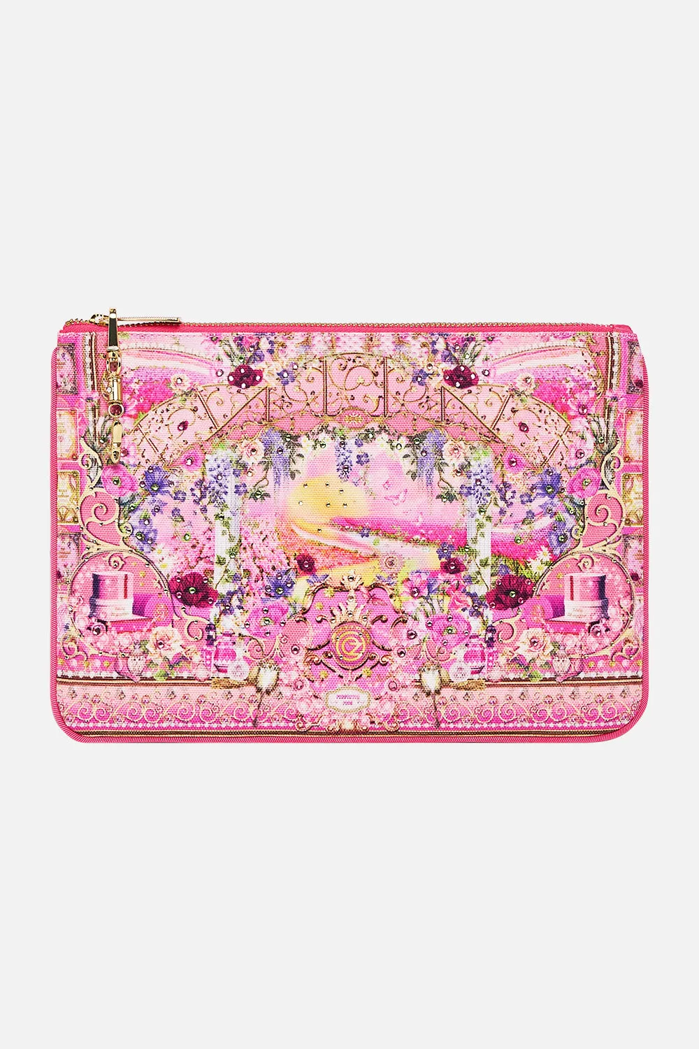 SMALL CANVAS CLUTCH TOTALLY OZMOPOLITAN