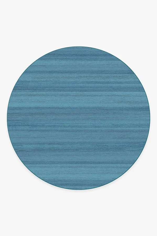 Solid Tonal Ocean Blue Tufted Rug