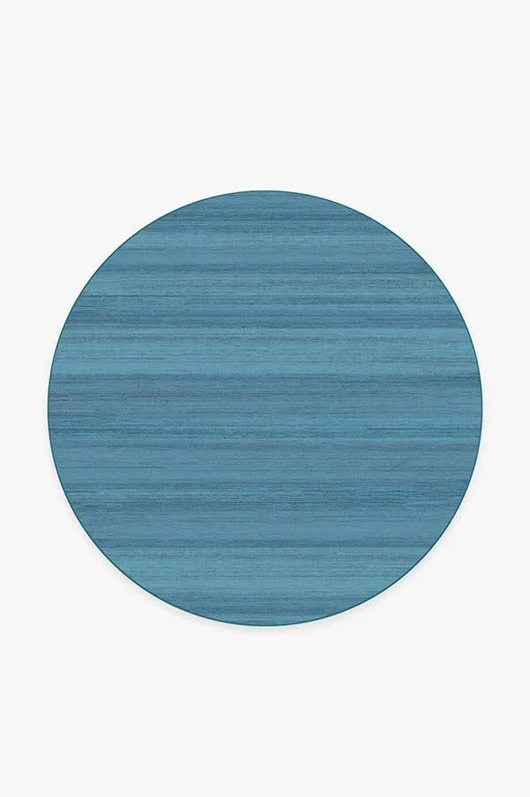 Solid Tonal Ocean Blue Tufted Rug