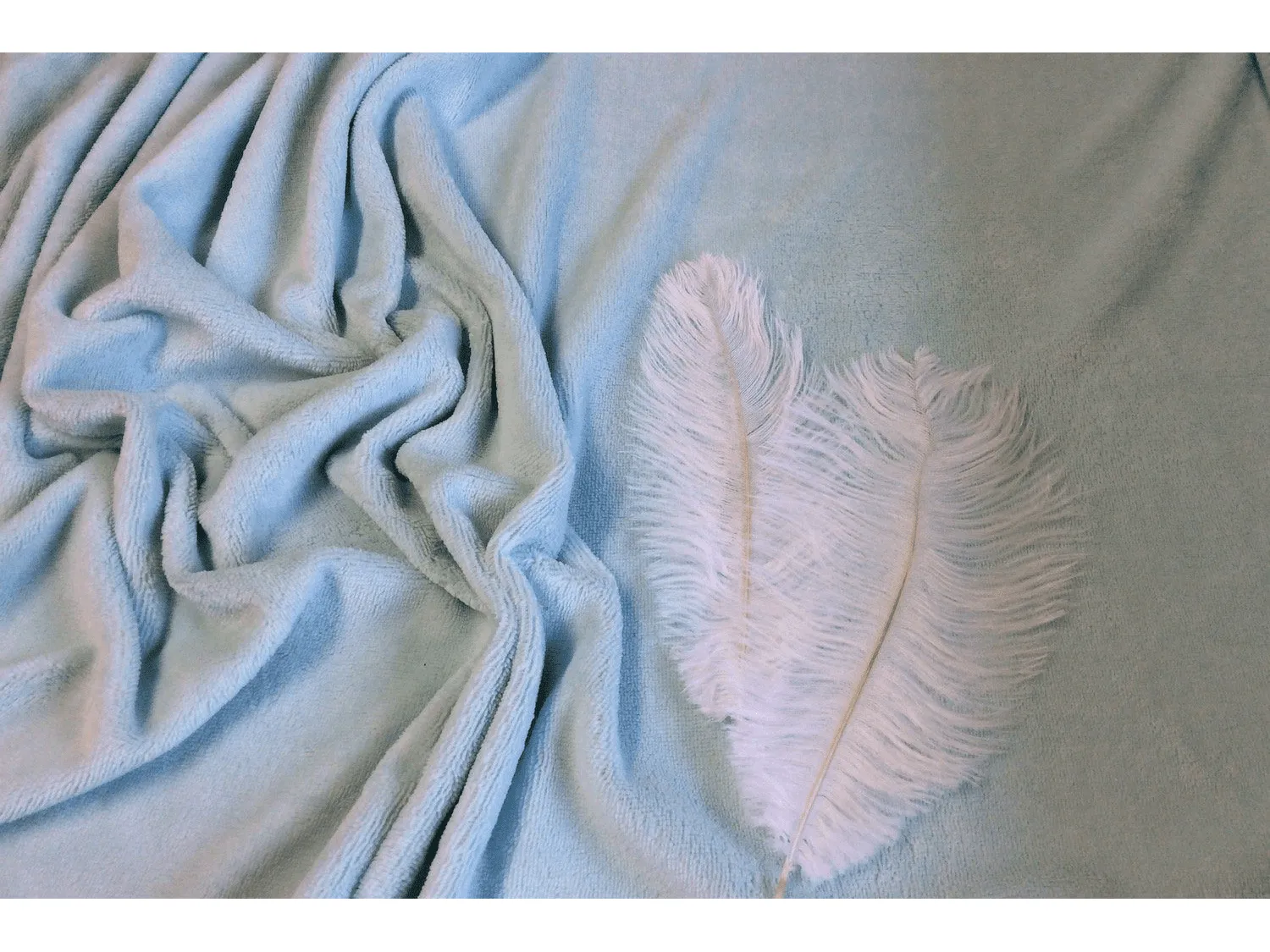 SPEARMINT - Luxury Very Soft Bamboo Towelling by Truly Sumptuous Light Blue