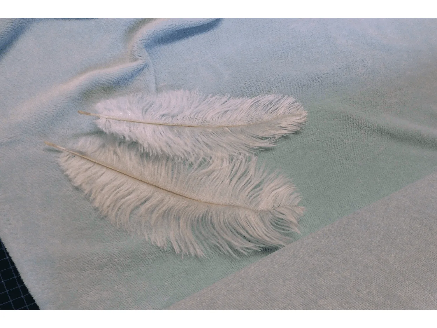SPEARMINT - Luxury Very Soft Bamboo Towelling by Truly Sumptuous Light Blue