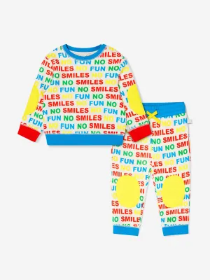 Stella McCartney Baby All Over Slogan Tracksuit