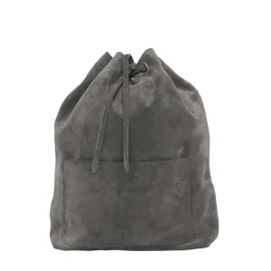 SUEDE BACKPACK GRAY