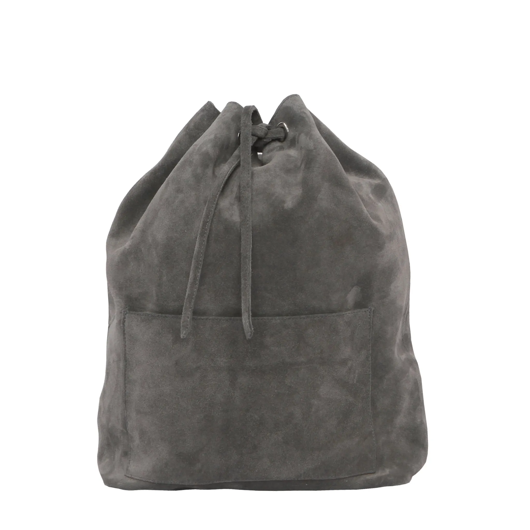 SUEDE BACKPACK GRAY