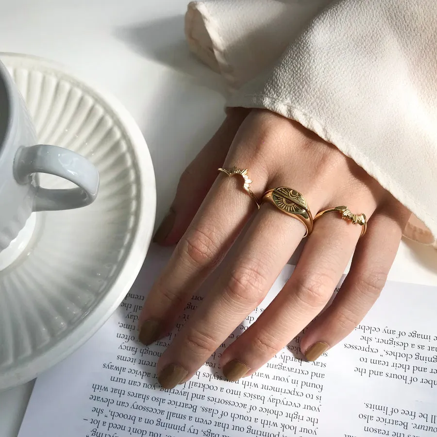 Sunseeker Gold Ring Set