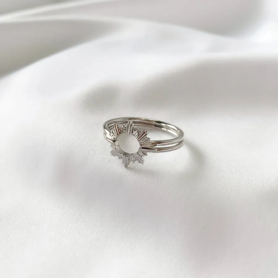 Sunseeker Silver Ring Set