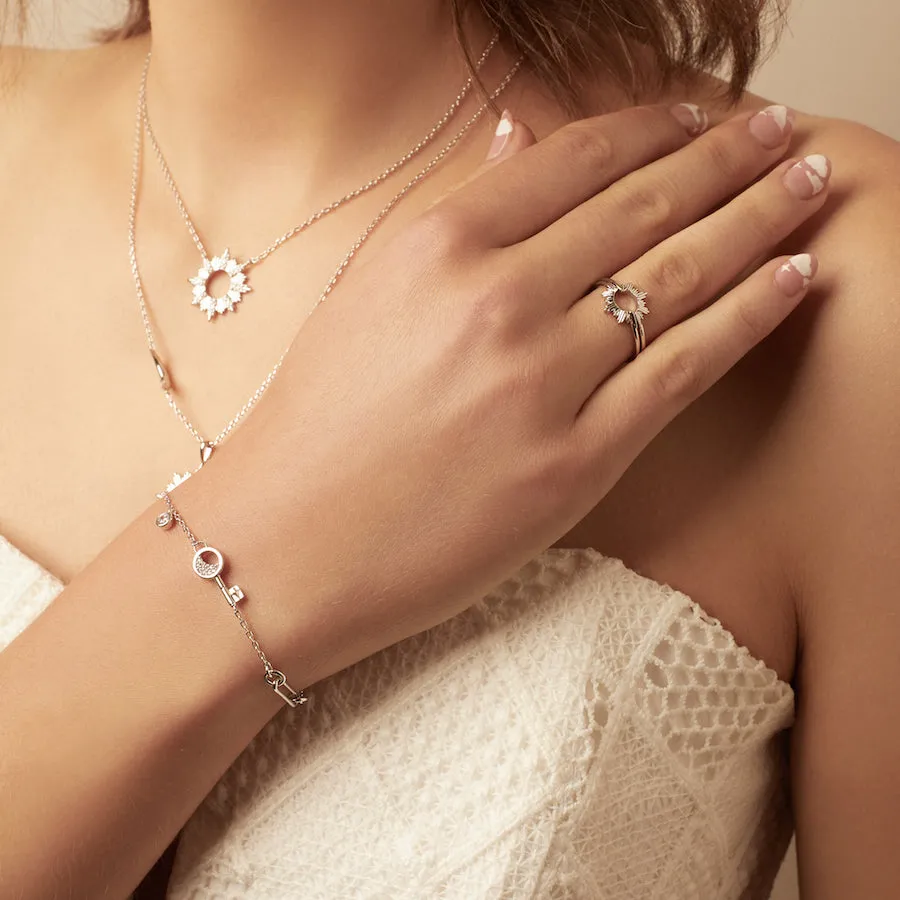 Sunseeker Silver Ring Set