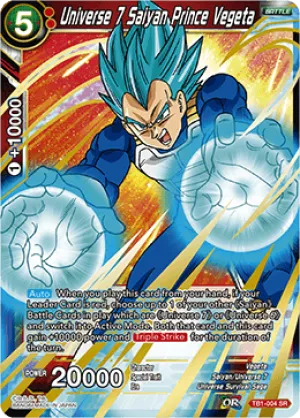 TB1-004 Universe 7 Saiyan Prince Vegeta