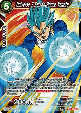 TB1-004 Universe 7 Saiyan Prince Vegeta
