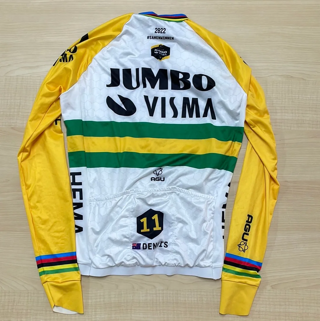 Team Jumbo Visma 2022 | Rohan Dennis | Time Trial Australian Champion - Ex World Champion LS Midlayer jersey