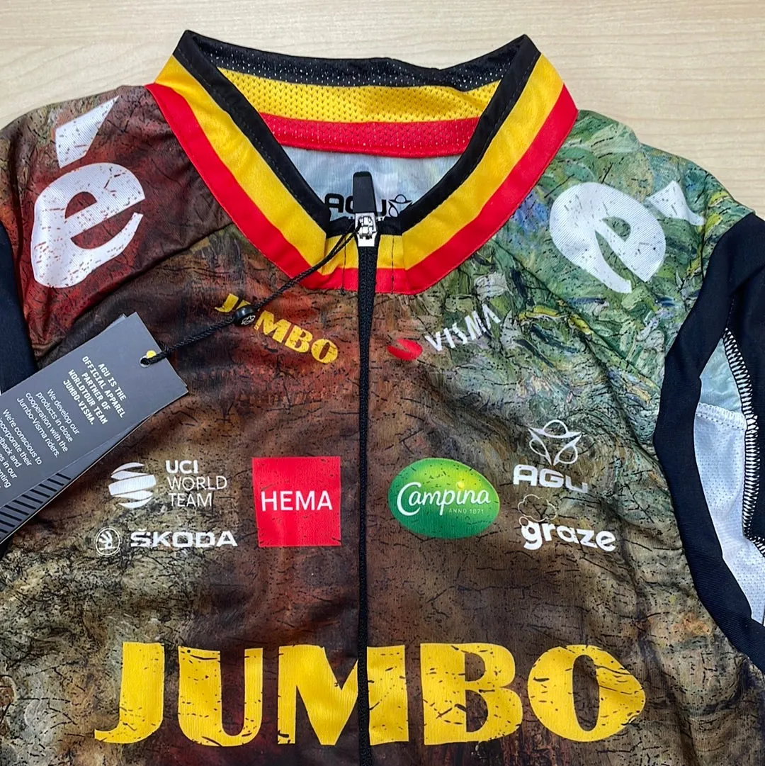 Team Jumbo Visma 2022 | Wout van Aert | Tour de France | Ex Belgian Champion Wind Vest Sleeveless