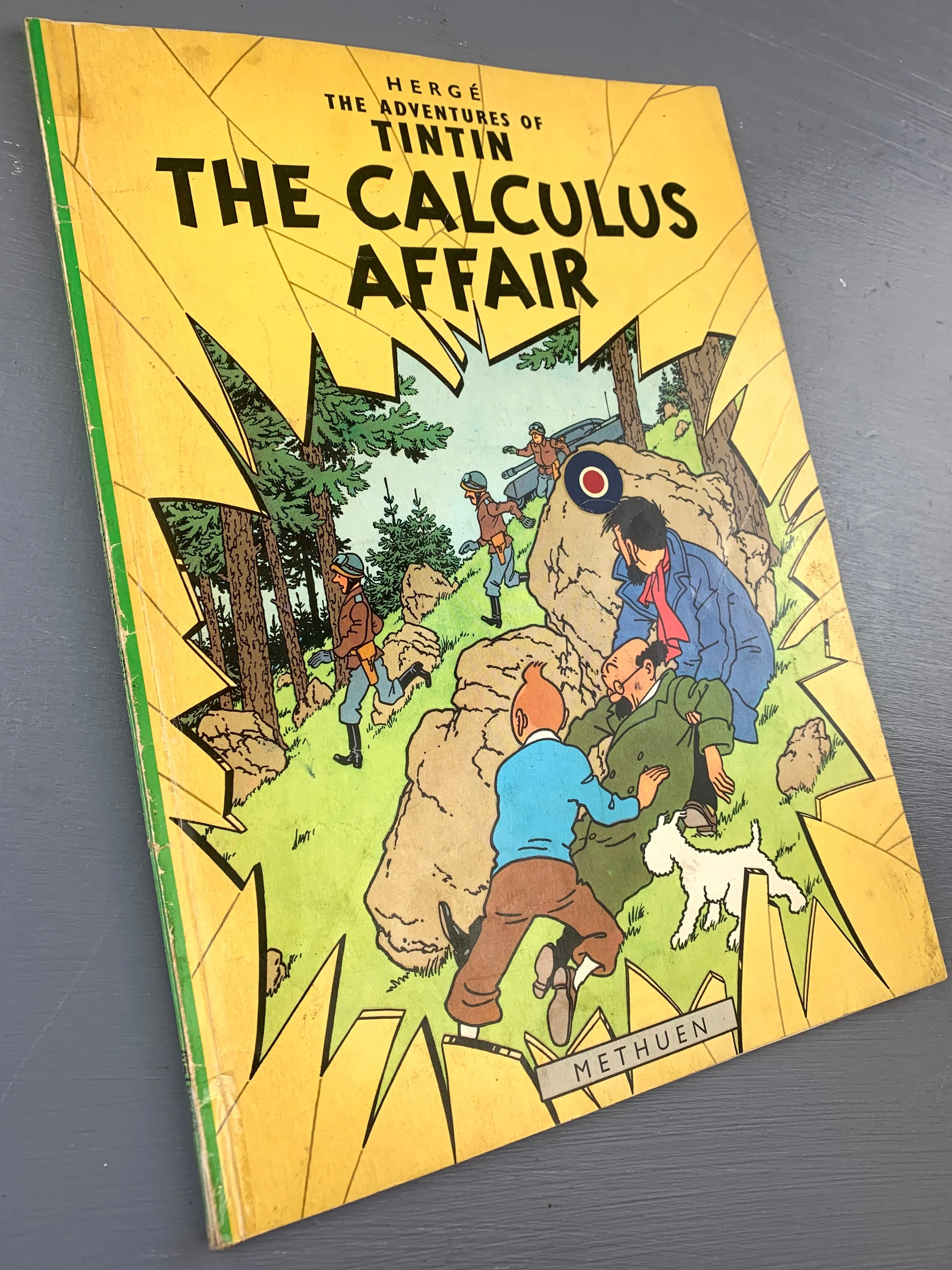 The Calculus Affair - Methuen 1973 1st UK Paperback Edition Rare Tintin Book Herge