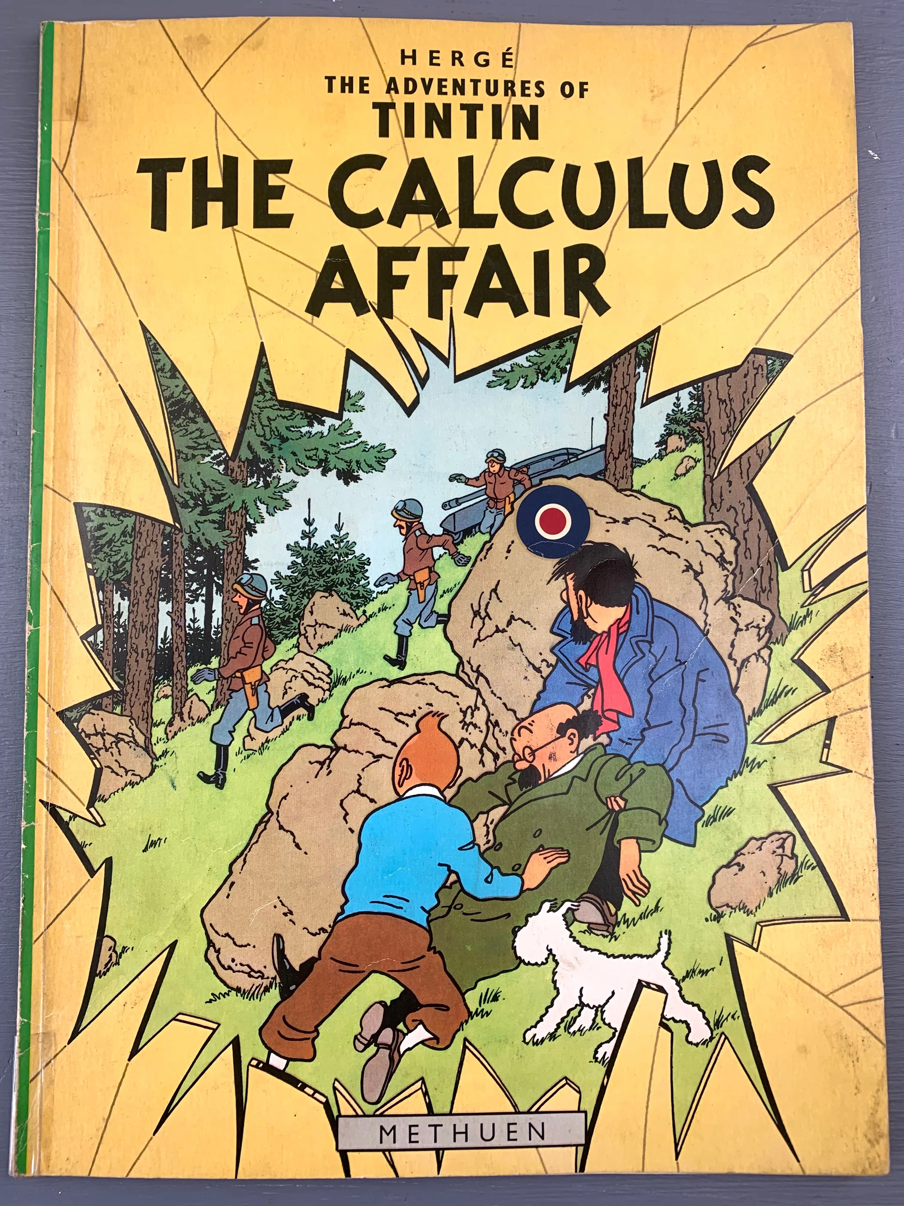 The Calculus Affair - Methuen 1973 1st UK Paperback Edition Rare Tintin Book Herge