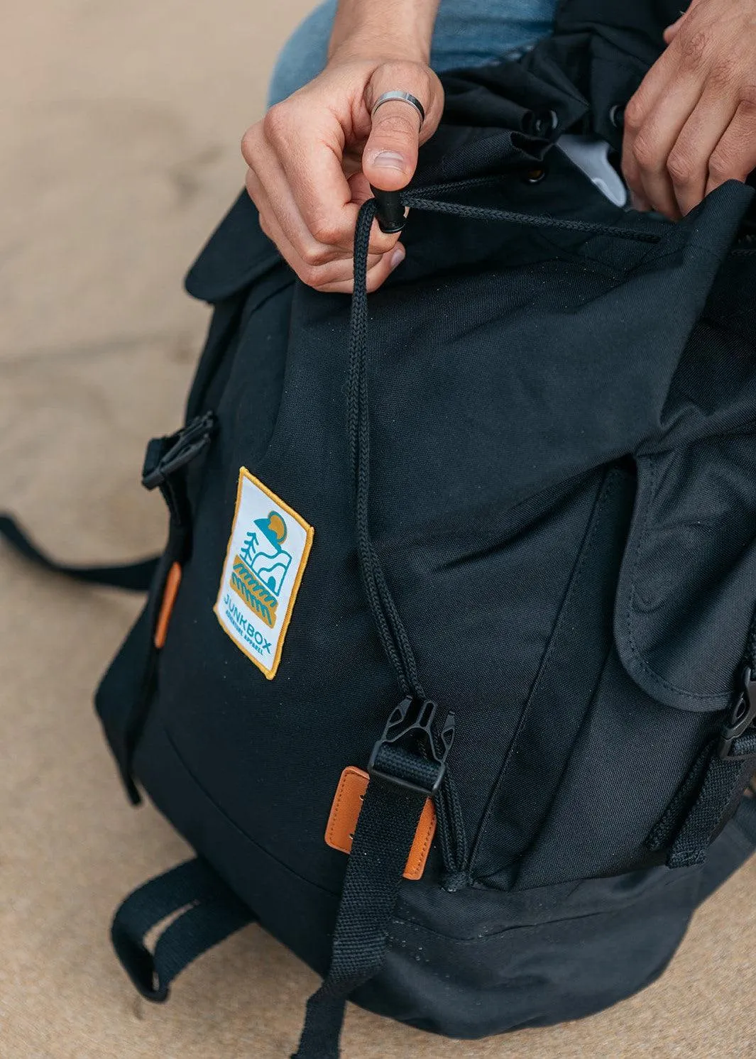 'The Explorer' Backpack in Black