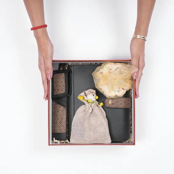 The Mindful Moments Gift Box | Perfect for Diwali- Set in Black