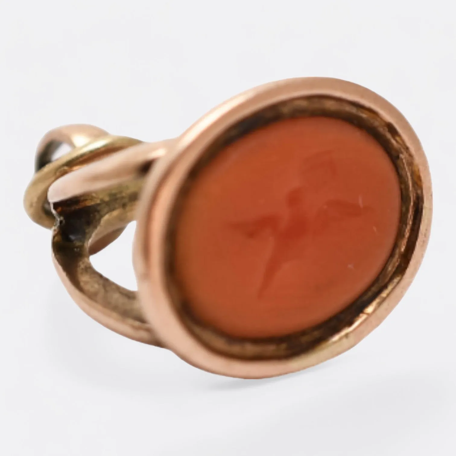 Tiny 18th Century Georgian "Dove of Peace" Seal Fob Pendant