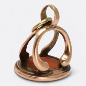 Tiny 18th Century Georgian "Dove of Peace" Seal Fob Pendant