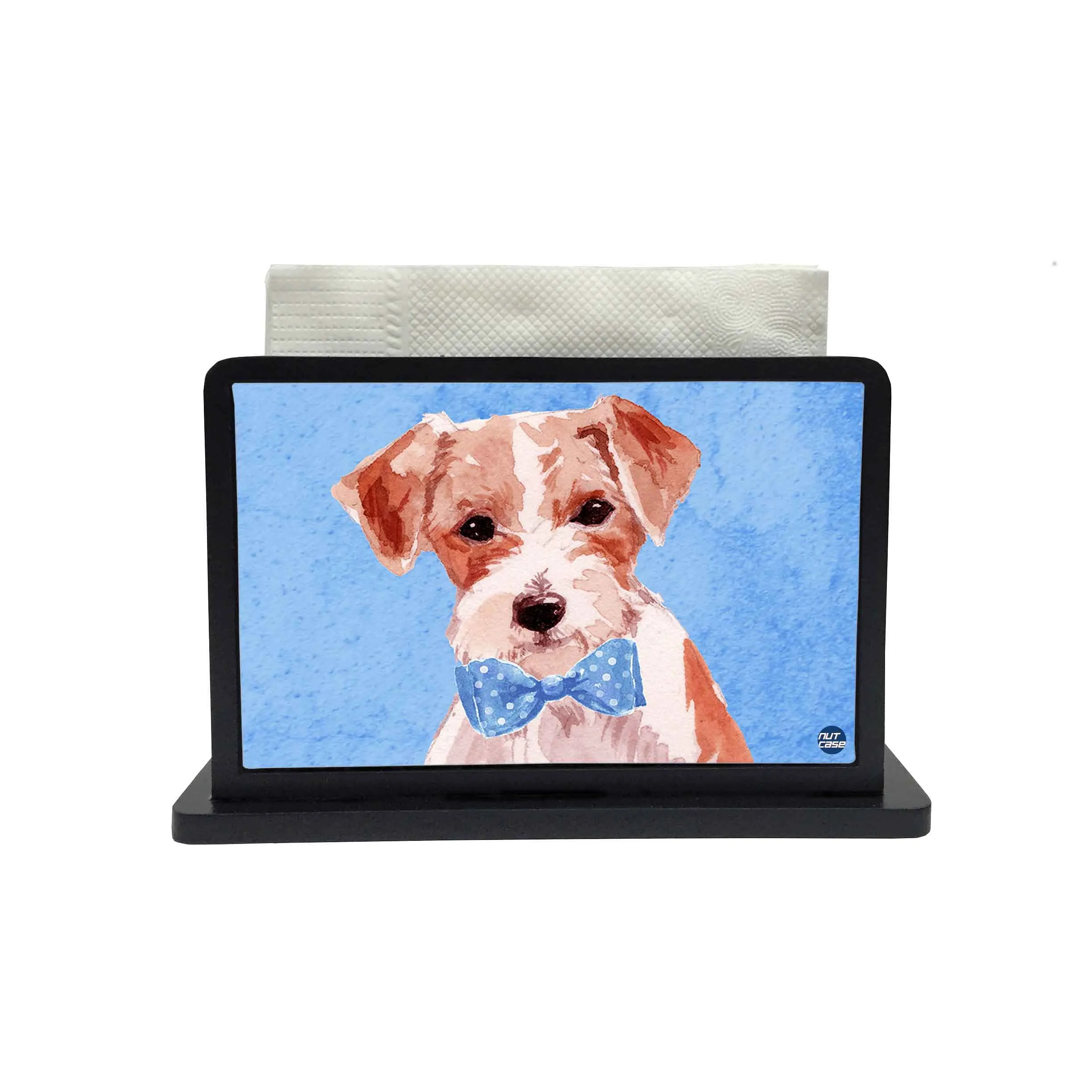 Tissue Holder Paper Napkin Stand - Sweet Doggy Face