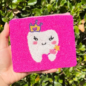 Tooth Fairy Beaded Coin Purse