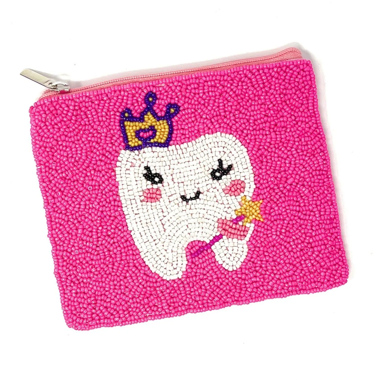 Tooth Fairy Beaded Coin Purse
