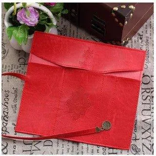 Twilight Saga Wenqing Scholarly Cylinder Scroll Retro Imitation Leather Modeling PU Pencil Pencil Case Pencil Case Pencil Bag Storage Bag NP-H7TIQ-117