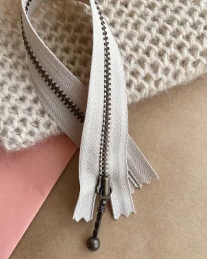 UDENLANDSKE FORHANDLERE Zipper 23 cm - Sand - Wholesale