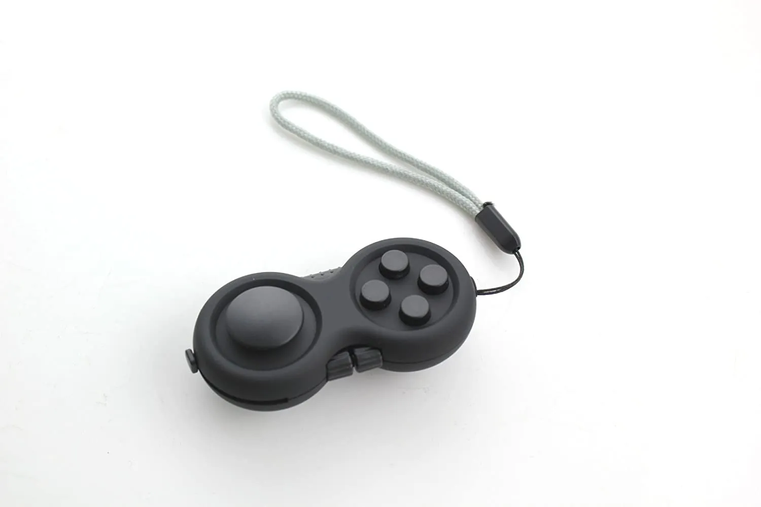 WeFidget Fidget Pad - 9 Fidget Features, Perfect For Skin Pickers, ADD, ADHD, Anxiety and Stress Relief, Black Edition