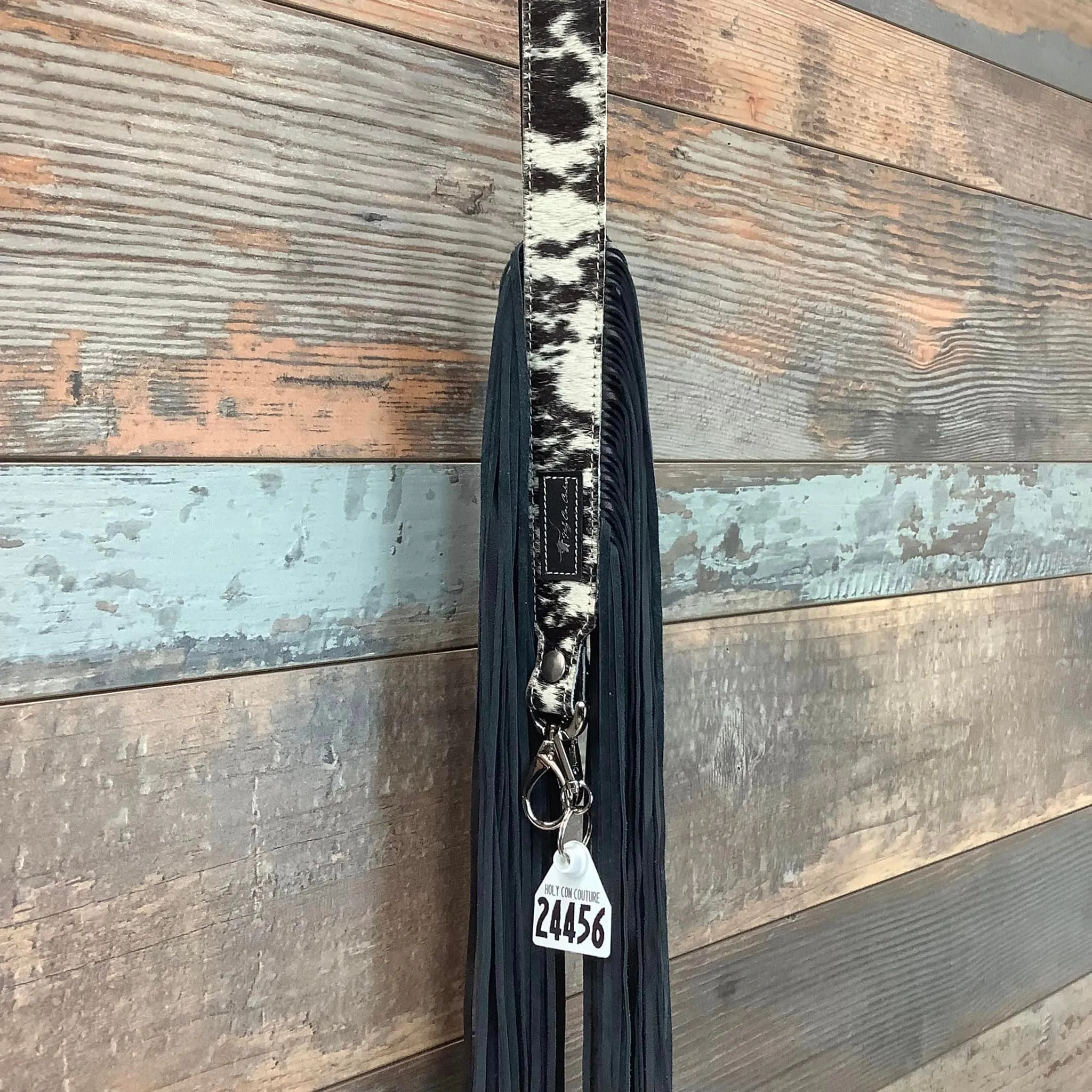 Western Mini Leather Fringe Strap 48" #24456