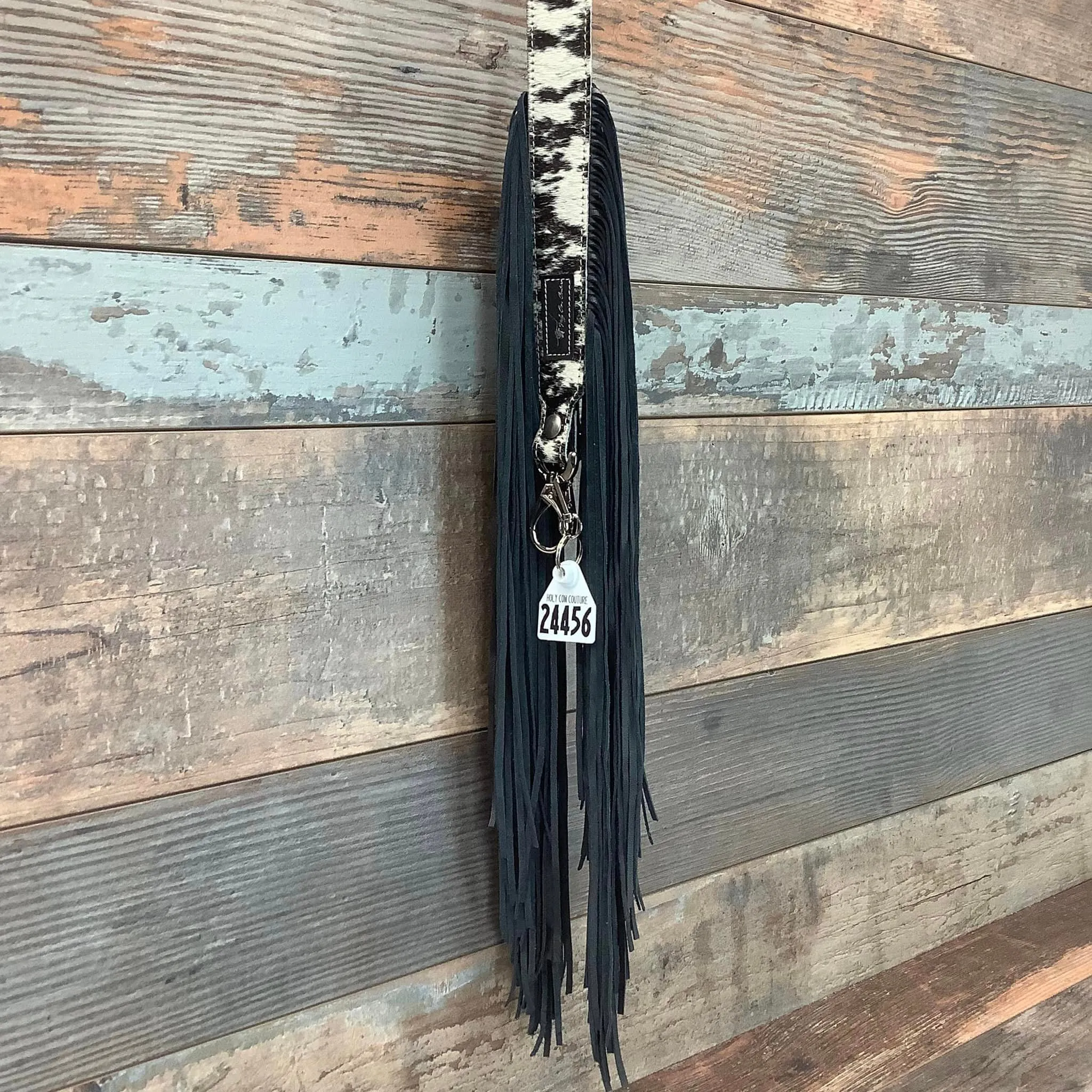 Western Mini Leather Fringe Strap 48" #24456