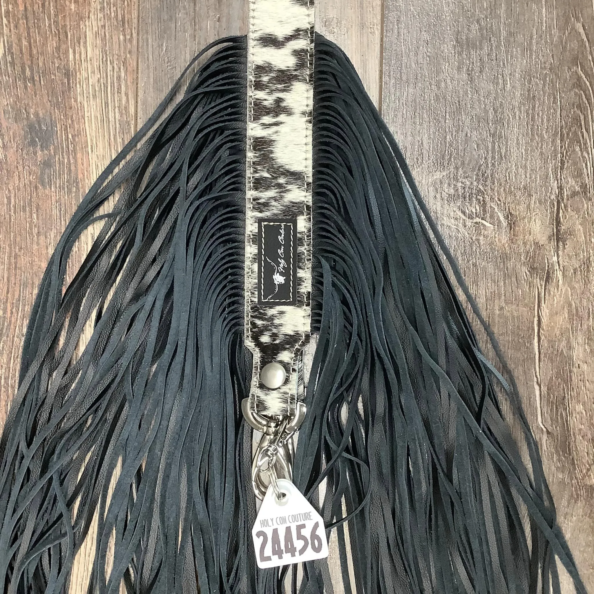 Western Mini Leather Fringe Strap 48" #24456