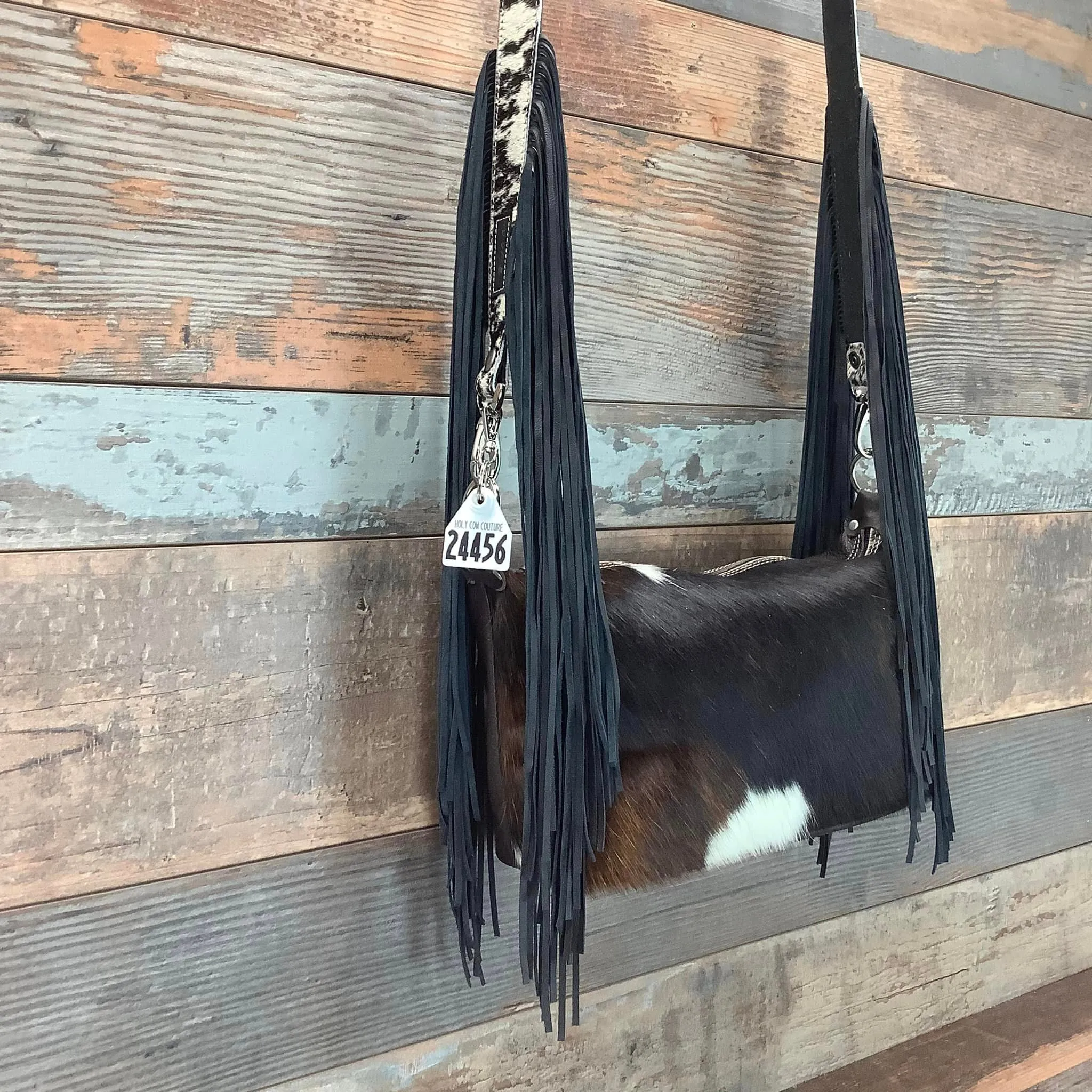 Western Mini Leather Fringe Strap 48" #24456