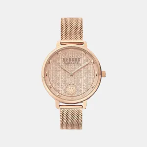 Women Rose Gold Analog Stainless Steel Watch VSP1S1620