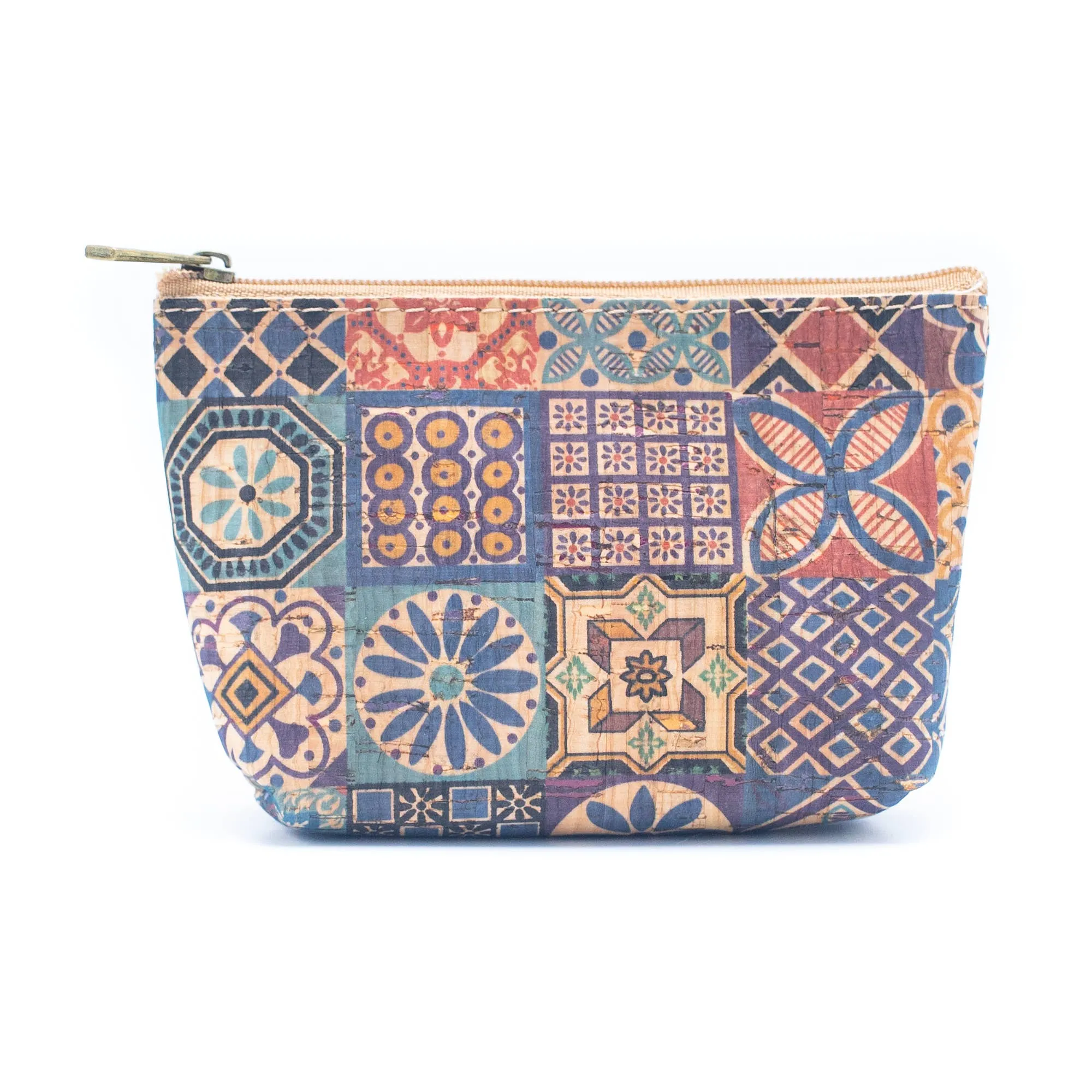 Women's pattern cork coin purse BAG-046（10units）