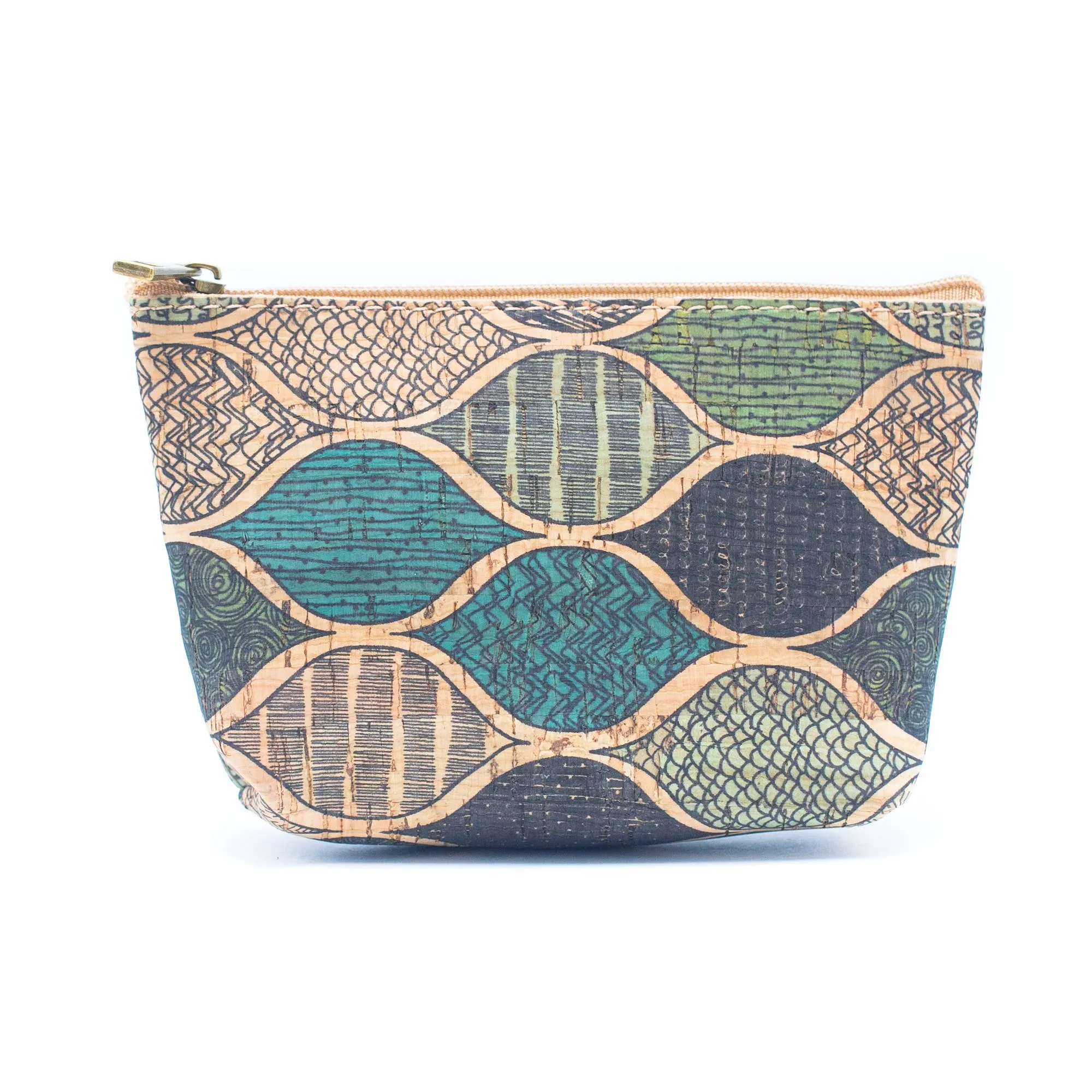 Women's pattern cork coin purse BAG-046（10units）