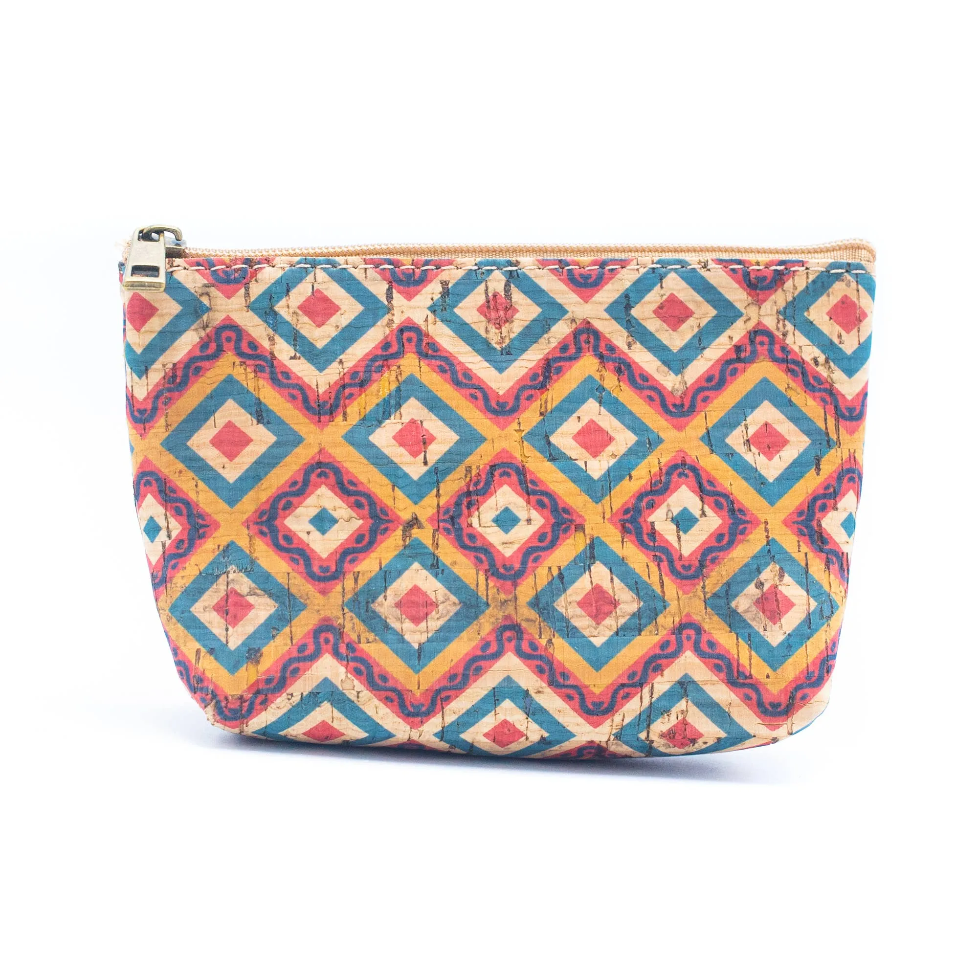 Women's pattern cork coin purse BAG-046（10units）